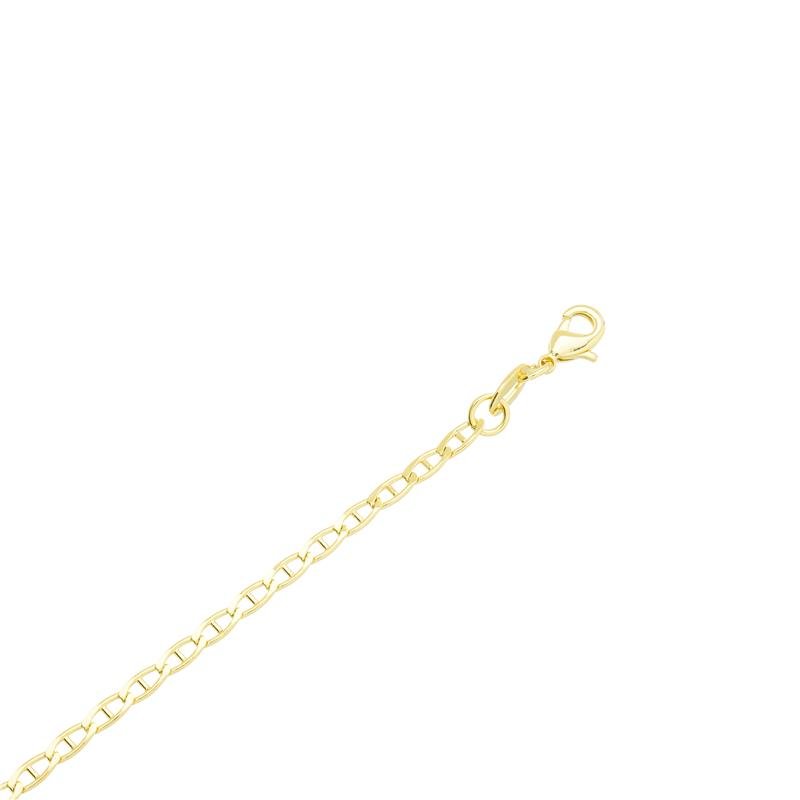 CORRENTE PIASTRINE 2,4MM DE LARGURA X 0,7MM DE ESPESSURA