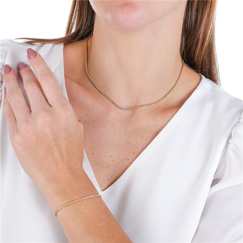 CORRENTE CORDÃO BAIANO 2,1MM DE LARGURA X 2,1MM DE ESPESSURA