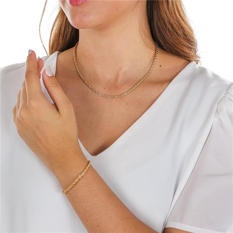 CORRENTE CORDÃO BAIANO 3,1MM DE LARGURA X 3,1MM DE ESPESSURA