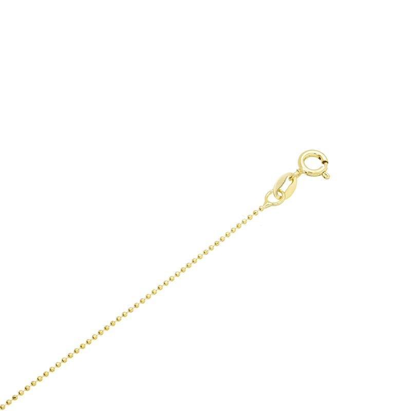 CORRENTE BOLINHA LISA 1,0 MM DE LARGURA X 1,1MM DE ESPESSURA - 003-00390