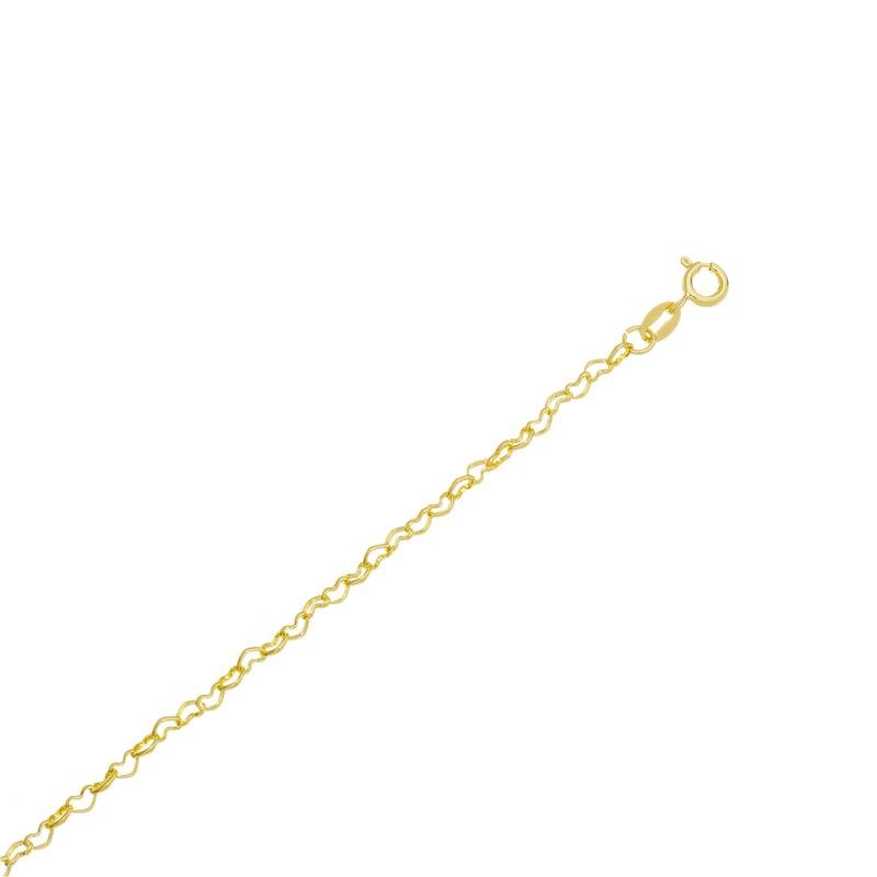 CORRENTE CORRENTE CORAÇÃO 2,9MM DE LARGURA X 0,8MM DE ESPESSURA