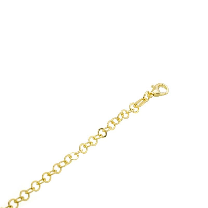 CORRENTE ELO REDONDO 3,7MM DE LARGURA X 0,5MM DE ESPESSURA