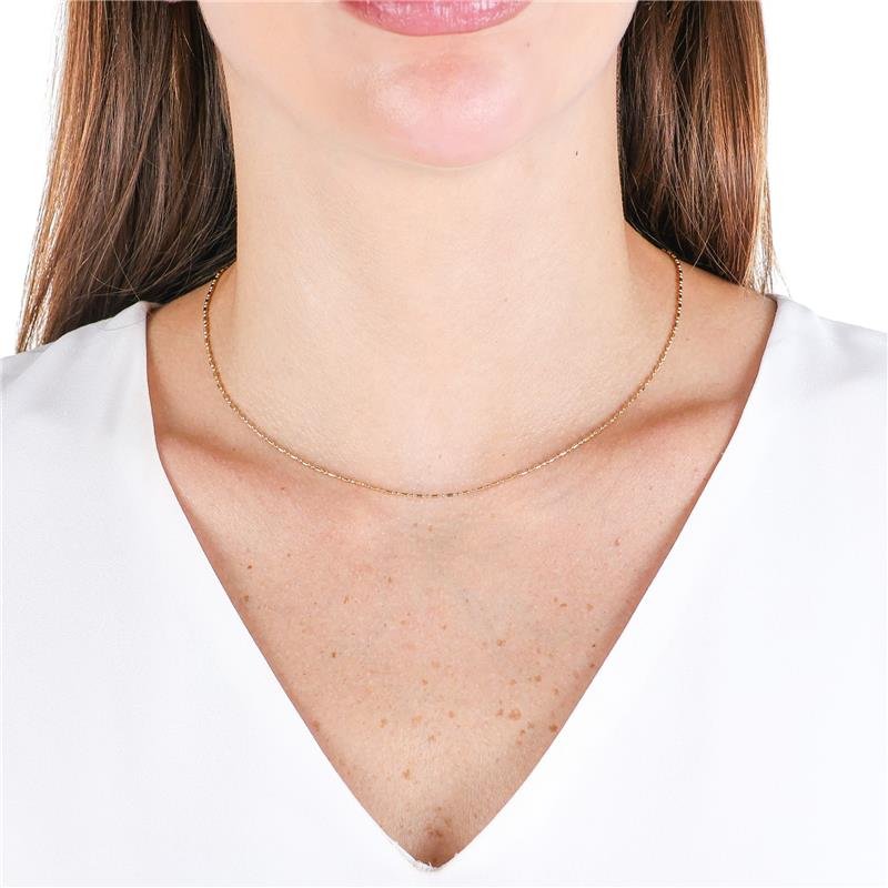 CORRENTE ARREDONDADA TUBO BOLINHA 1,2MM DE LARGURA X 1,2MM DE ESPESSURA