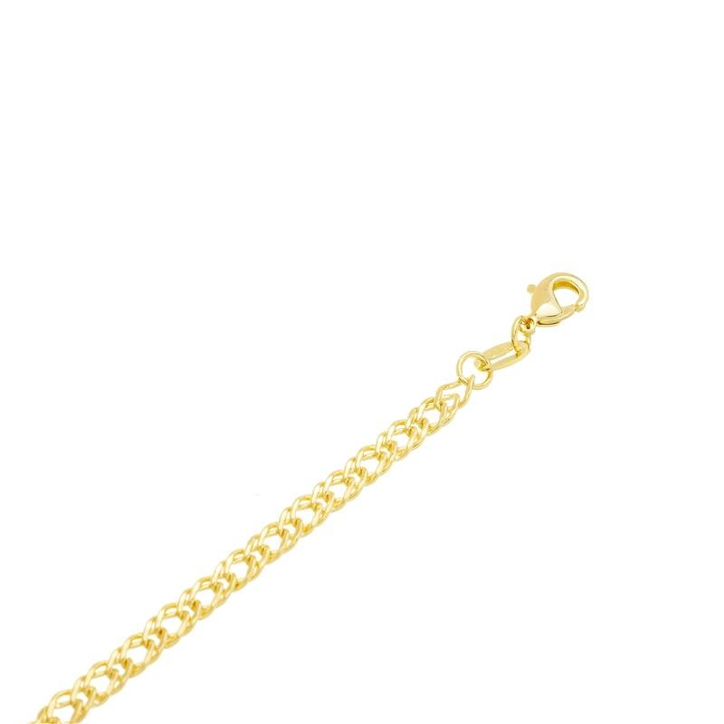 CORRENTE GROUMET DUPLO 3,3MM DE LARGURA X 0,9MM DE ESPESSURA