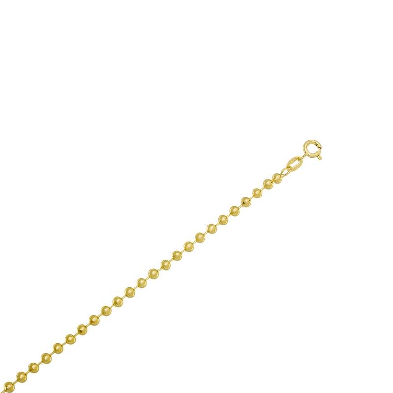 CORRENTE BOLINHA LISA 3,2MM DE LARGURA X 3,2MM DE ESPESSURA