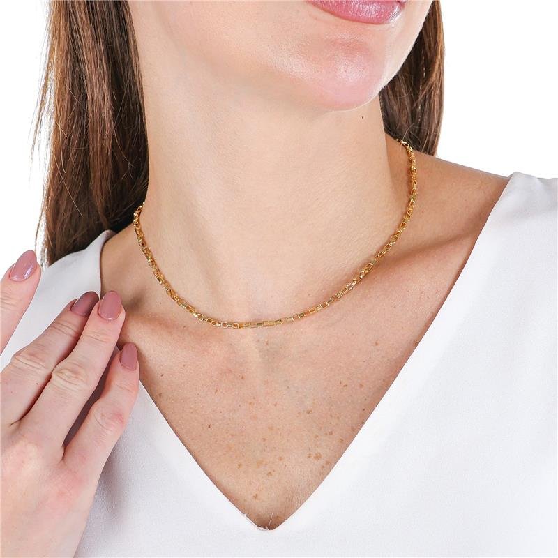 CORRENTE VENEZIANA LONGA 2,6MM DE LARGURA X 1,2MM DE ESPESSURA