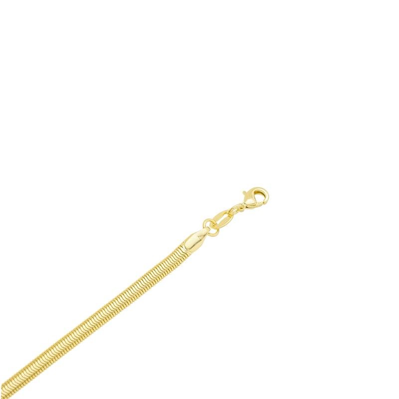 CORRENTE LACRAIA CHATA 3MM DE LARGURA X 1,6MM DE ESPESSURA