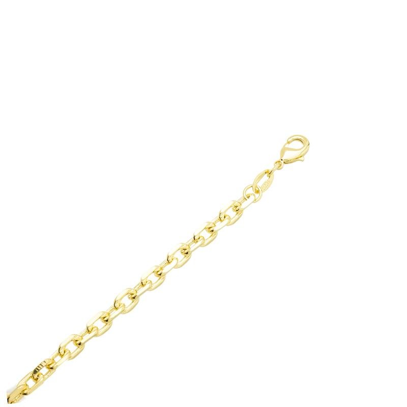 CORRENTE CARTIER CURTA 4,4MM DE LARGURA X 1,2MM DE ESPESSURA