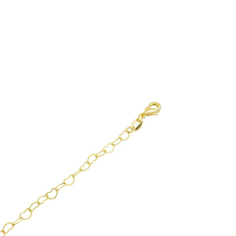 CORRENTE CORRENTE CORAÇÃO 3,3MM DE LARGURA X 0,4MM DE ESPESSURA