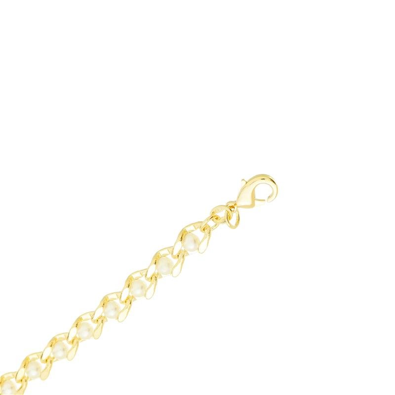 CORRENTE PÉROLA TORCIDA GRANDE 7,9MM DE LARGURA X 5MM DE ESPESSURA