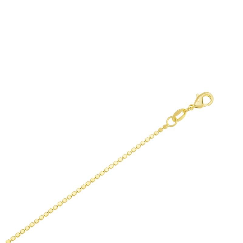 CORRENTE BOLINHA AMASSADA 1,5MM DE LARGURA X 0,9MM DE ESPESSURA