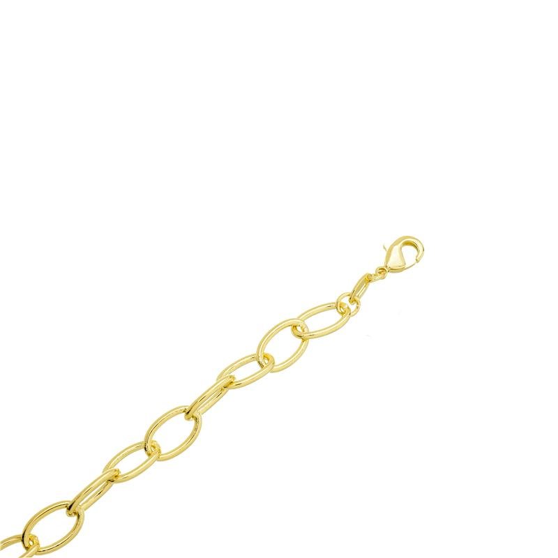 CORRENTE ELO OVAL 6,4MM DE LARGURA X 1,2MM DE ESPESSURA