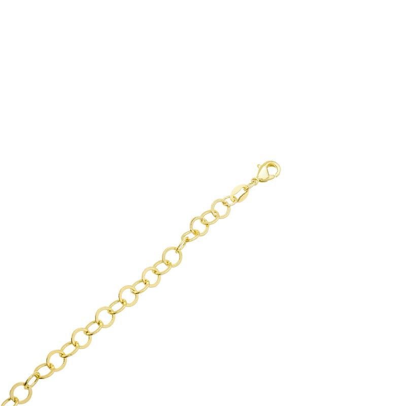 CORRENTE ELO REDONDO 5,3MM DE LARGURA X 0,6MM DE ESPESSURA