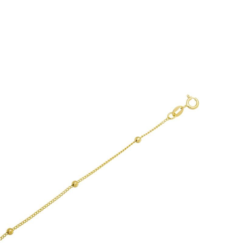 CORRENTE ELO 1X1 C/ BOLINHA 3,3MM DE LARGURA X 3,3MM DE ESPESSURA