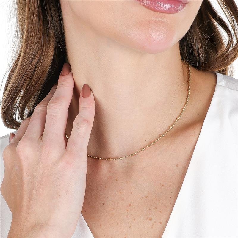 CORRENTE BOLINHA LISA C/ BOLINHAS MENORES 0MM DE LARGURA X 0MM DE ESPESSURA