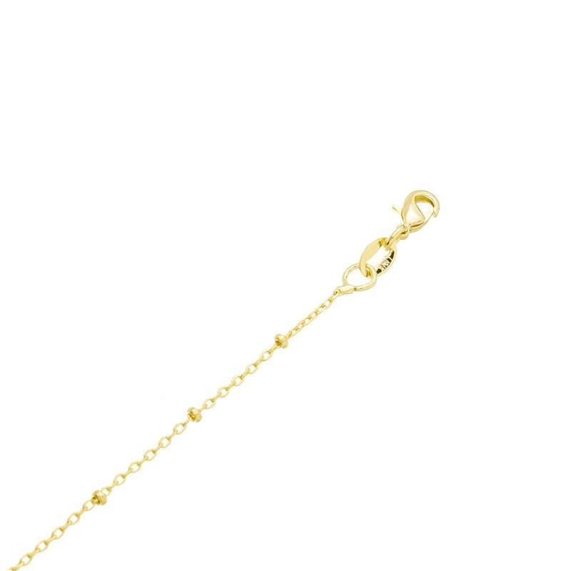 CORRENTE CADEADO DIAMANTADO C/ BOLINHAS 2MM DE LARGURA X 0,9MM DE ESPESSURA