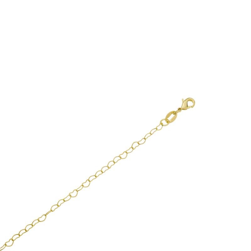 CORRENTE CORRENTE CORAÇÃO 2,7MM DE LARGURA X 0,3MM DE ESPESSURA