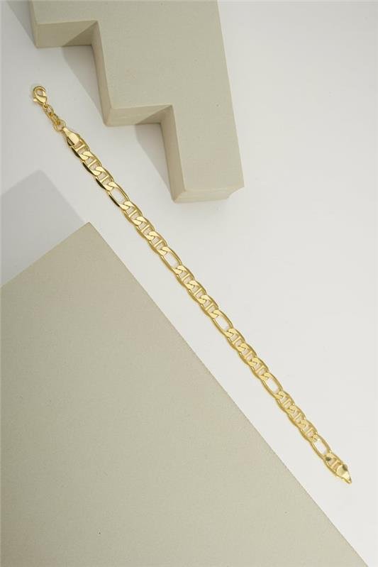 CORRENTE 3X1 (ESTILO PASTRINE) 6,5MM DE LARGURA X 1,4MM DE ESPESSURA