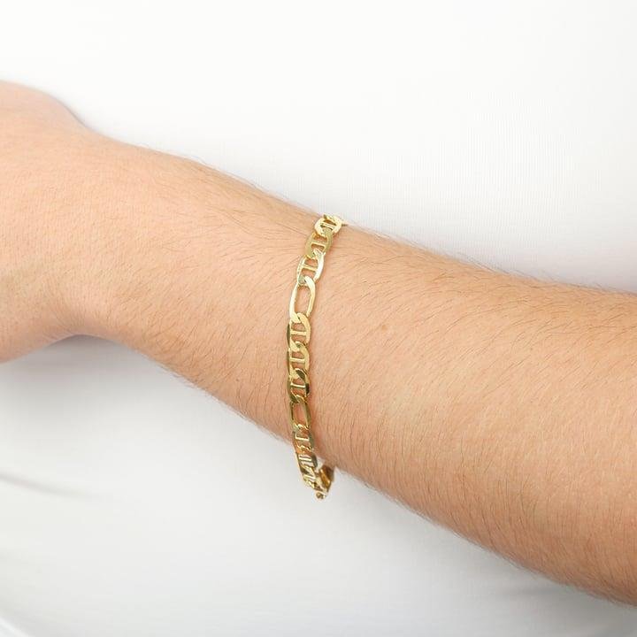 CORRENTE 3X1 (ESTILO PASTRINE) 6,5MM DE LARGURA X 1,4MM DE ESPESSURA