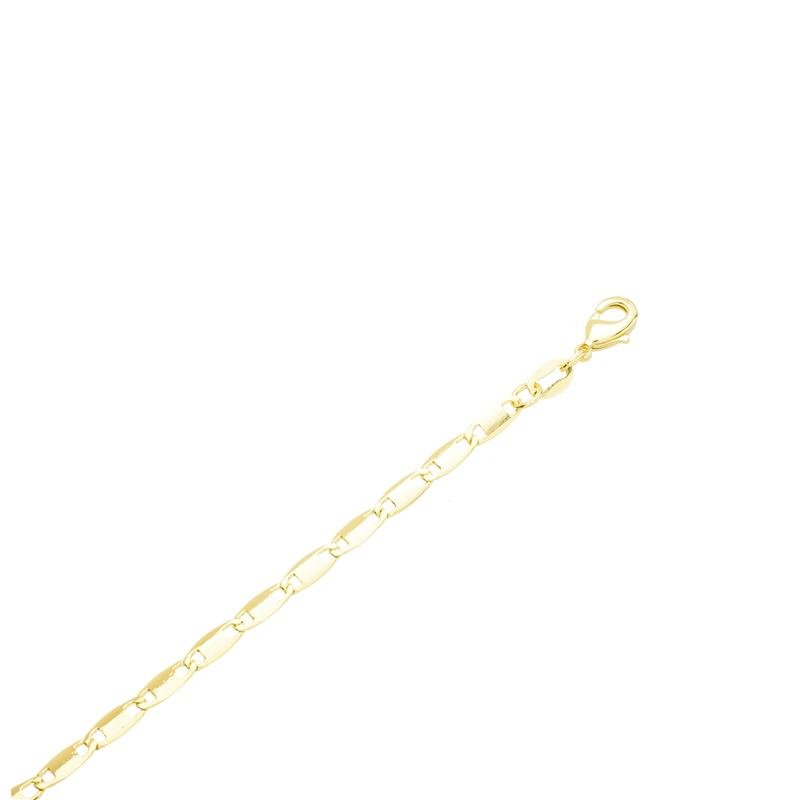 CORRENTE PIASTRINE 3,1MM DE LARGURA X 0,8MM DE ESPESSURA