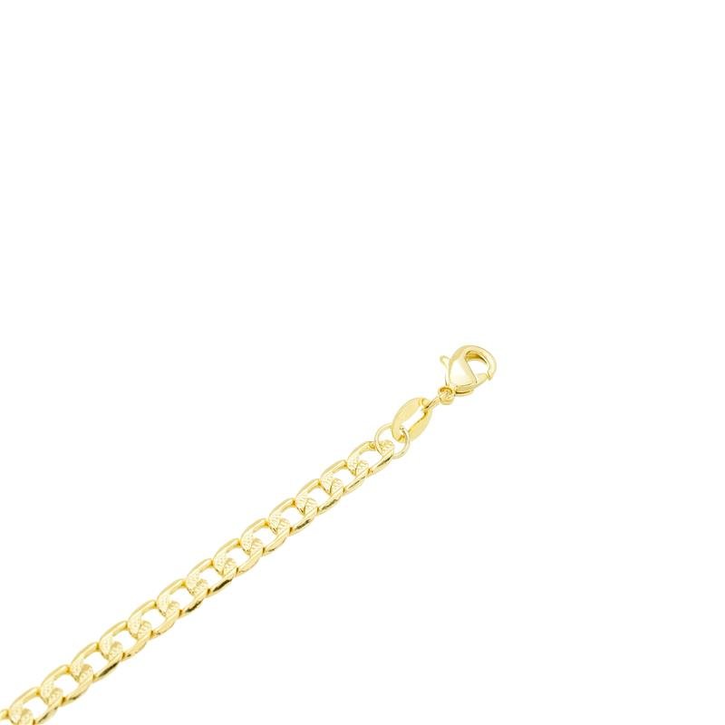 CORRENTE GROUMET LONGA ELO DIAMANTADO 4MM DE LARGURA X 0,8MM DE ESPESSURA