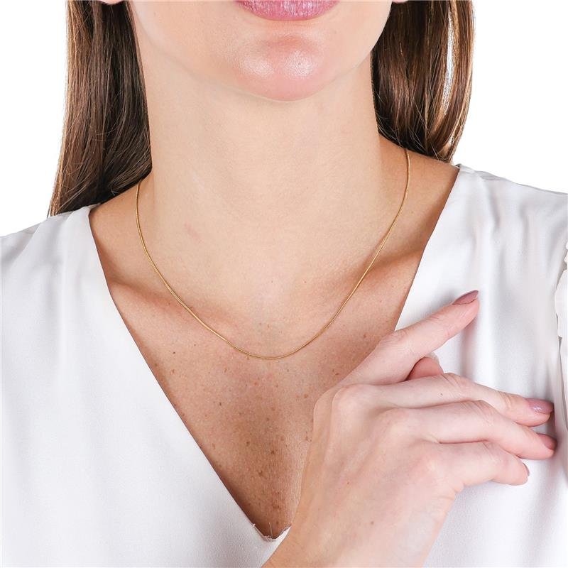 CORRENTE RABO DE RATO SQ 0,8MM DE LARGURA X 0,8MM DE ESPESSURA