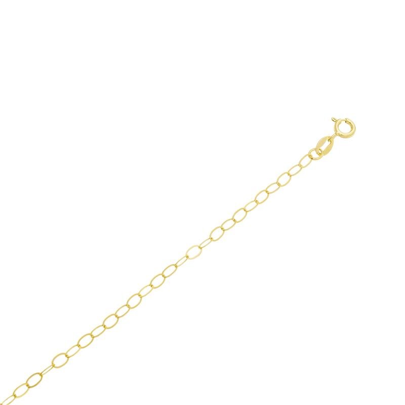 CORRENTE ELO OVAL 3,1MM DE LARGURA X 0,3MM DE ESPESSURA