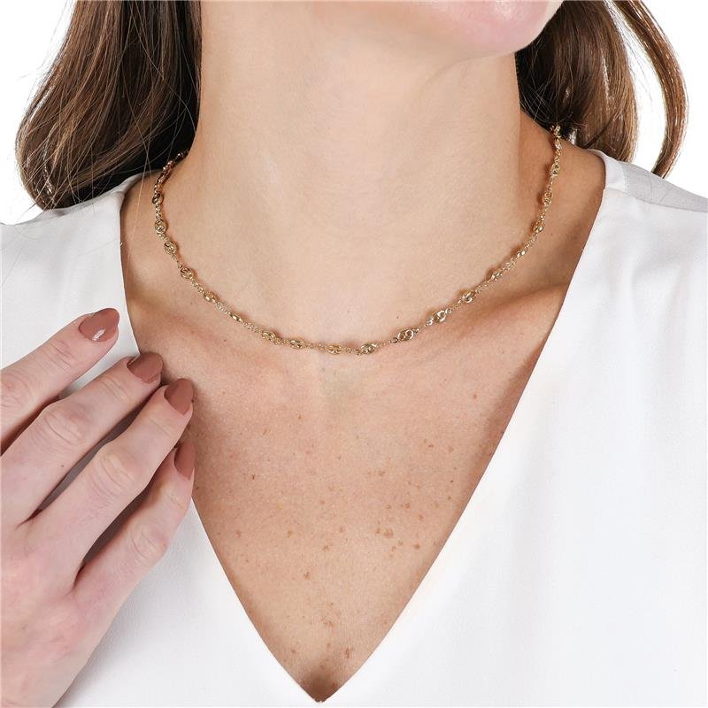 CORRENTE GUCCI 4,4MM DE LARGURA X 2,1MM DE ESPESSURA