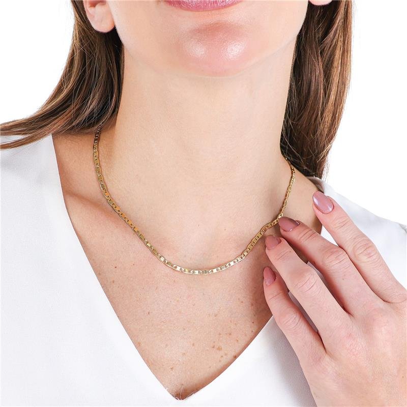 CORRENTE PIASTRINE 3,6MM DE LARGURA X 0,1MM DE ESPESSURA