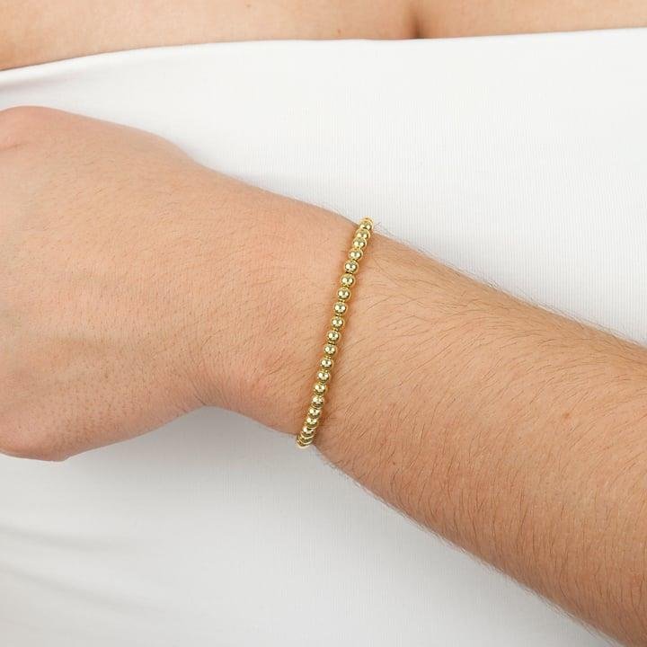 PULSEIRA DE BOLINHAS DE 4MM AJUSTÁVEL