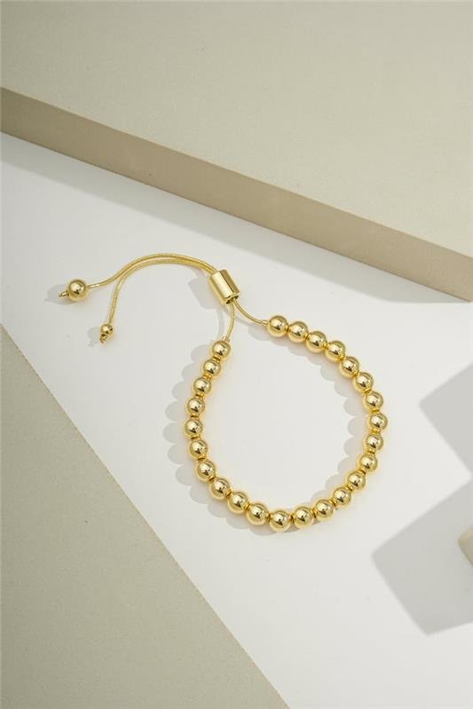 PULSEIRA DE BOLINHAS 6MM AJUSTÁVEL