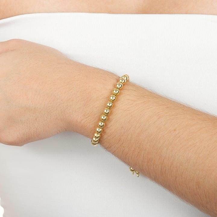 PULSEIRA DE BOLINHAS 6MM AJUSTÁVEL