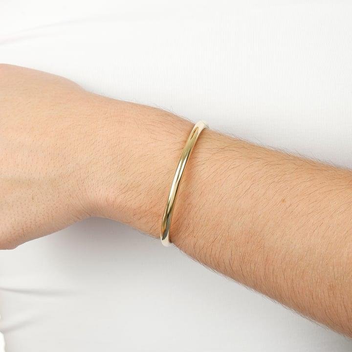 BRACELETE DE TUBO LISO 4MM