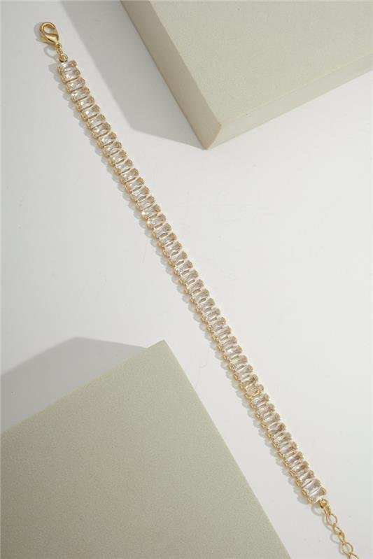 PULSEIRA DE RIVIERA DE BAGUETE 5X2,5MM