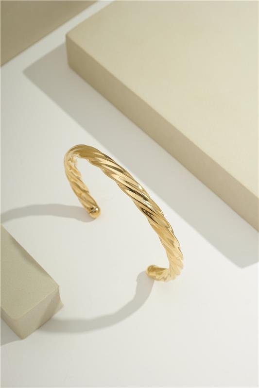 BRACELETE DE TUBO TORCIDO 7MM