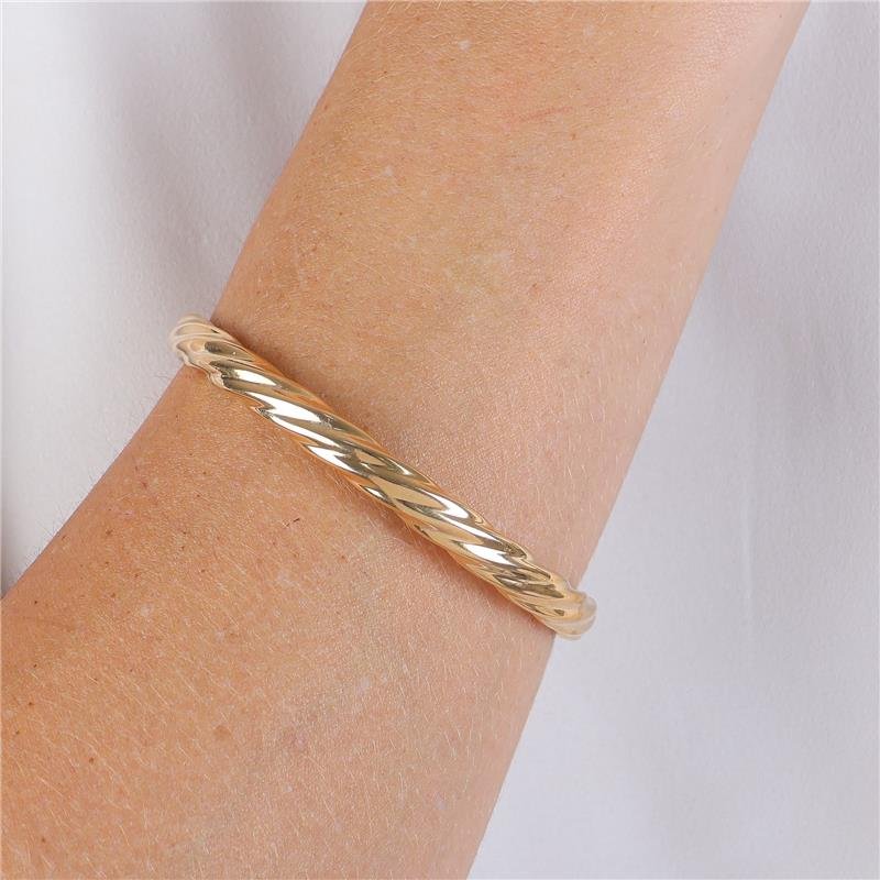 BRACELETE DE TUBO TORCIDO 7MM