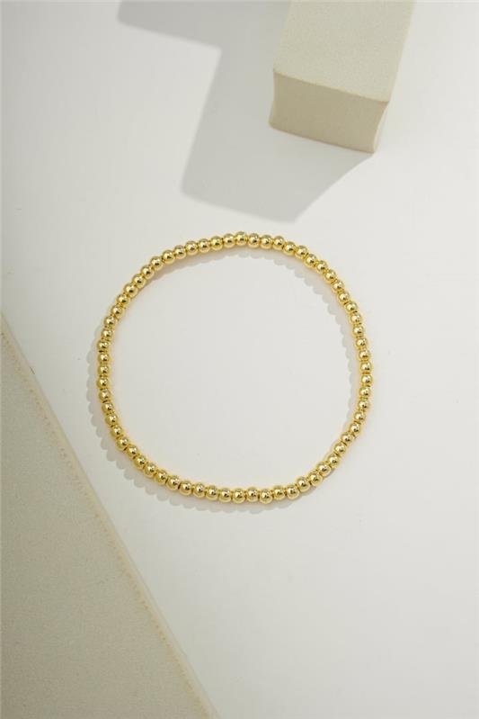 PULSEIRA DE BOLINHAS DE 3MM AJUSTAVEL - 004-00410