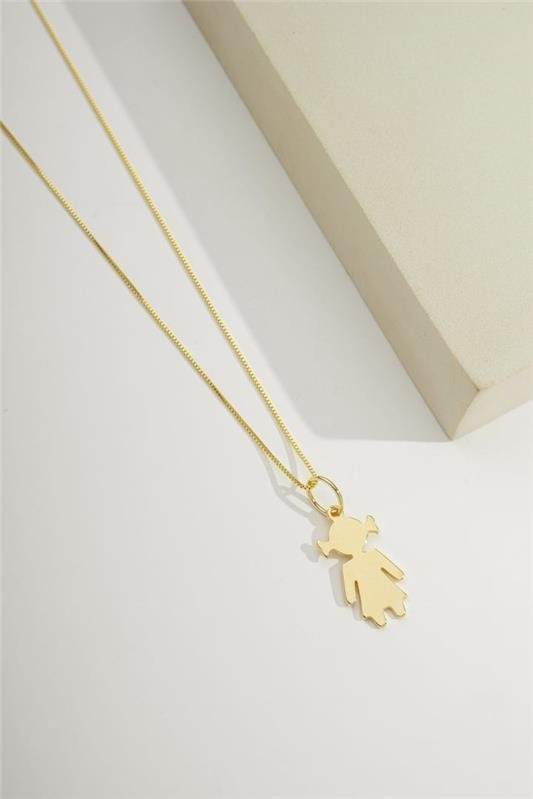 COLAR COM PINGENTE DE MENINA