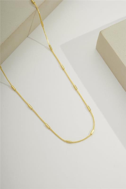 COLAR DE TUBINHOS EM CORRENTE VENEZIANA