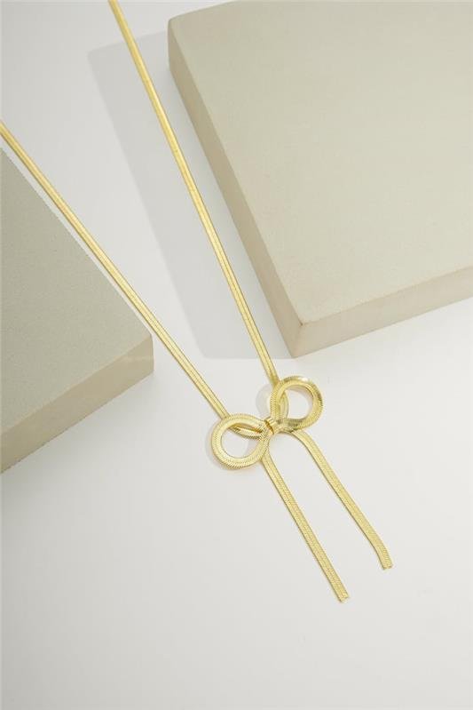 COLAR COM LAMINADA DE 3 MM E LAÇO