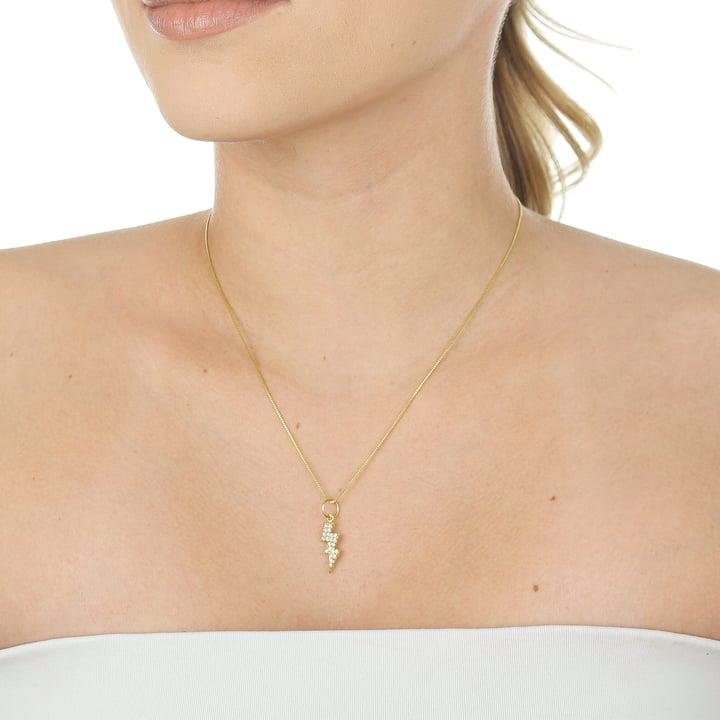 PINGENTE 2CM RAIO CRAVEJADO COM MICROZIRCÔNIAS