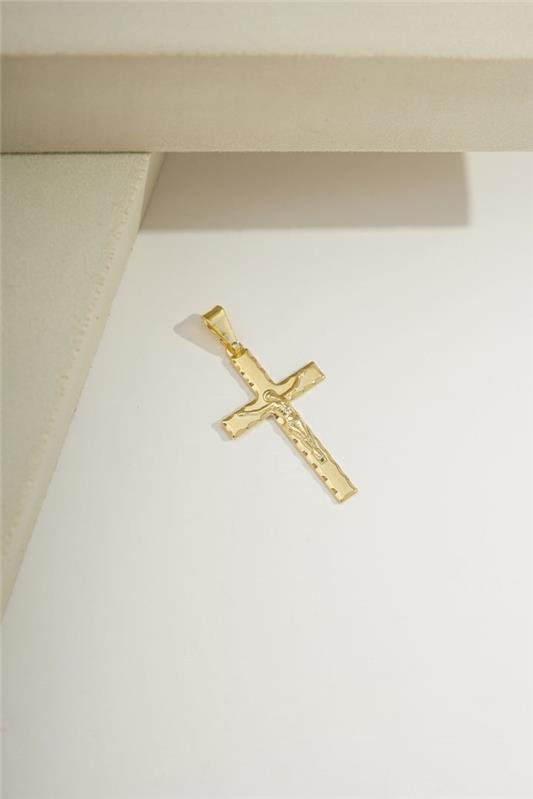 PINGENTE CRUZ COM CRISTO DE 2,5CM