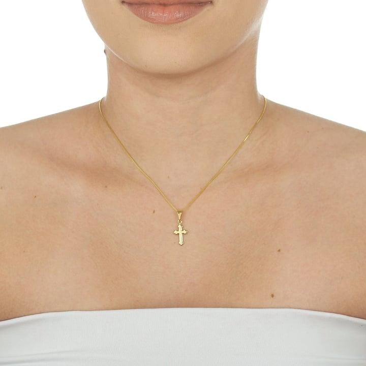 PINGENTE DE CRUZ PORTUGUESA DE 1,5CM