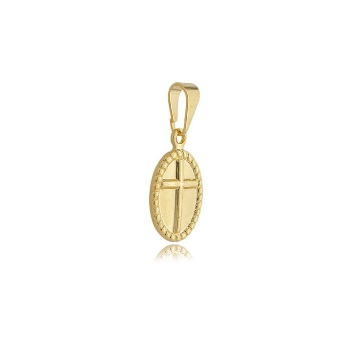 PINGENTE DE2CM COM ESPÍRITO SANTO DIAMANTADO