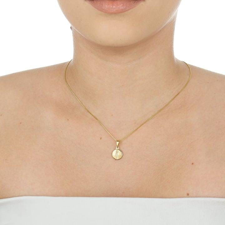 PINGENTE REDONDO DE 1,1CM COM PIMENTA