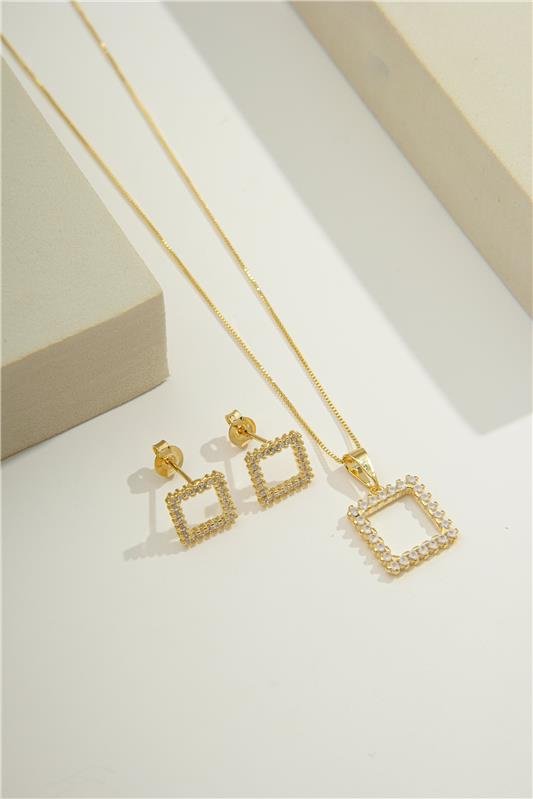 CONJUNTO DELICADO QUADRADO DE MICROZIRCÔNIAS