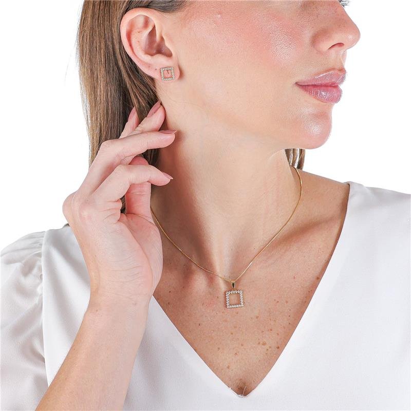 CONJUNTO DELICADO QUADRADO DE MICROZIRCÔNIAS