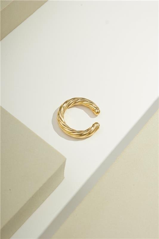 FAKE PIERCING 2,4CM DE TUBO TORCIDO DE 4MM