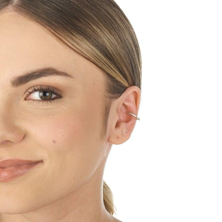 FAKE PIERCING 1,5CM COM ZIRCÔNIAS DE 1MM