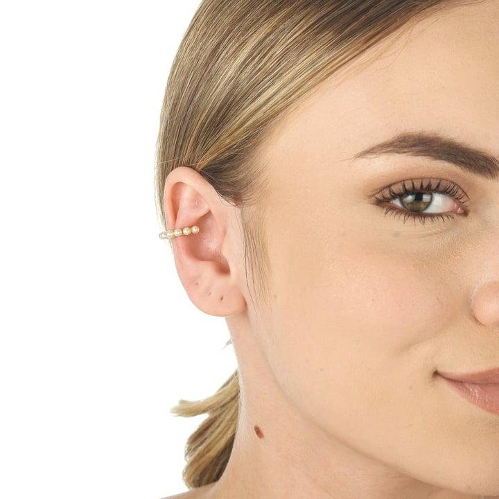 FAKE PIERCING 1,7CM DE PÉROLAS 3MM